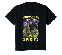 Niños Espíritus olvidados de Halloween Espeluznante Parca Fantasmas niños Camiseta
