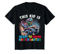 Niños Este niño está Listo para Aplastar el camión Monstruo Dinosaurio de jardín de Infantes Camiseta