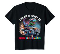 Niños Este niño está Listo para Aplastar el camión Monstruo Dinosaurio de jardín de Infantes Camiseta