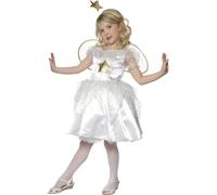 Niños Estrella Fairy Disfraz Ángel Navidad Niña Natividad de Lujo para