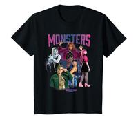 Niños ESTUDIANTE Monster High - Grupo de monstruos Camiseta
