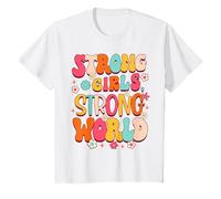 Niños Feminista Baby Girl Power Strong That Girls Strong A World Camiseta