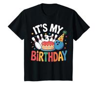 Niños Fiesta temática de Bolos de 3 años es mi Tercer cumpleaños Camiseta