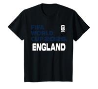 Niños FIFA World CUP26 England Block Letters Camiseta