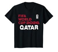 Niños FIFA World CUP26 Qatar Block Letters Camiseta