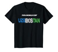 Niños FIFA World CUP26 Uzbekistán Bubble Color Camiseta
