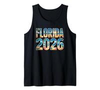 Niños Florida 2026 Vacaciones Swim Trip Familia Equipo de Chicas Camiseta sin Mangas