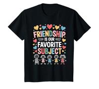 Niños Friendship Is Our Favorite Subject Colorful Kids Boys Girls Camiseta