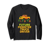 Niños Futuro Monster Truck Driver Cute Boys Fiesta de cumpleaños Manga Larga