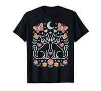 Niños Gatos Niño Gato Primavera Verano Corazones Camiseta