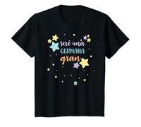Niños Germana gran, anunci bebè, embaràs, sorpresa, nadó Camiseta