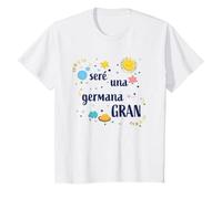 Niños Germana gran, anunci bebè, embaràs, sorpresa, nadó, germans Camiseta