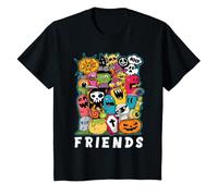 Niños Ghost Faces Zombies Halloween Amigos Terror Niños Niñas Niños Camiseta