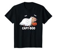 Niños Halloween Capybara Capy Boo Camiseta