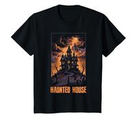 Niños Halloween Spooky Haunted House para niños Camiseta