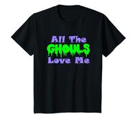 Niños Halloween Todos los demonios me aman, chicos graciosos Camiseta