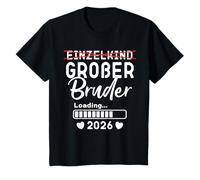Niños Hijo único Hermano mayor 2026, Voy a hermano mayor 2026 Camiseta