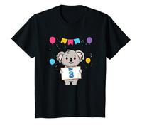 Niños I'm 3 - Cute Koala Holding 3 Years Birthday Boy Girl Outfit Camiseta