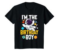 Niños Im The Birthday Boy Astronauta Espacio Exterior Galaxy Party Camiseta
