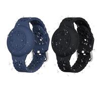 Niños Impermeables para Pulsera Airtag: Dibujos Animados Ajustables Ocultos para Apple Air Tag Holder, ,correa ajustable para iTag GPS, silicona suave, funda protectora para niño