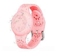 Niños Impermeables para Pulsera Airtag, Sichy Dibujos Animados Ajustables Ocultos para Apple Air Tag Holder,Correa Ajustable para iTag GPS, Silicona Suave, Funda Protectora para niño