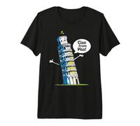 Niños Italia Torre Inclinada Pisa Ciao de Pisa Niña o Niño Camiseta Premium