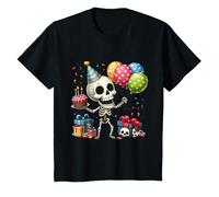 Niños It's My Birthday Party Halloween Esqueleto Cumpleaños Niño Camiseta
