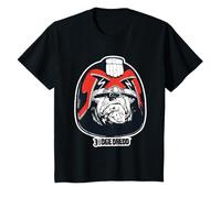 Niños Judge Dredd Classic Casco 2000 AD Retro Comic Niños Camiseta