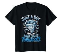 Niños Just A Boy Who Loves Tornadoes Camiseta