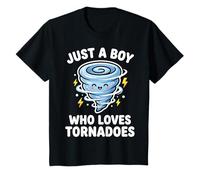Niños Just A Boy Who Loves Tornadoes Camiseta