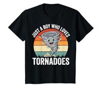 Niños Just A Boy Who Loves Tornadoes Camiseta