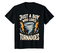 Niños Just A Boy Who Loves Tornadoes Camiseta