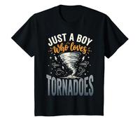 Niños Just A Boy Who Loves Tornadoes Camiseta