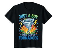 Niños Just A Boy Who Loves Tornadoes Camiseta