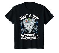 Niños Just A Boy Who Loves Tornadoes Camiseta