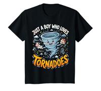 Niños Just A Boy Who Loves Tornadoes Camiseta