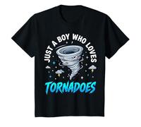 Niños Just A Boy Who Loves Tornadoes Camiseta