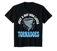 Niños Just A Boy Who Loves Tornadoes Camiseta