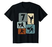 Niños Karate Cumpleaños 7 años Boys Martial Arts Girl Karate Camiseta