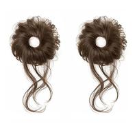 Niños La Extensión De Moño Elástica De Cabello Estilos Desordenados Sintéticos Corbata Para Cabello Para Niños Extensión Fiesta Transformación Peinado Rápida Y Fácil