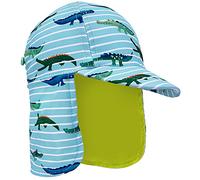 Niños Legionarios Sombrero, UPF 50+ Proteccion Solar Gorra de Baño Sombrero de Solapa en Patrón de Dinosaurio para Niños