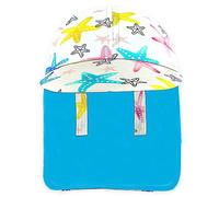 Niños Legionarios Sombrero, UPF 50+ Proteccion Solar Gorra de Baño Sombrero de Solapa para Niños,Estrella de mar,2-4 años