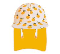 Niños Legionarios Sombrero, UPF 50+ Proteccion Solar Gorra de Baño Sombrero de Solapa para Niños,Piña,4-6 años