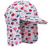 Niños Legionarios Sombrero, UPF 50+ Proteccion Solar Gorra de Baño Sombrero de Solapa para Niños,Puntos Cereza,6-8 años
