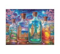 Niños Leyendo un Libro Rompecabezas 500 Piezas Cartón Grueso para Coleccionistas Noches De Cita Mejora Concentración Ocio En Casa Regalo Reyes Magos 500 PCS