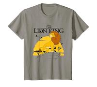 Niños Lion King Standing Over A Rock Camiseta