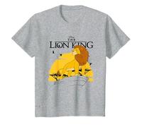 Niños Lion King Standing Over A Rock Camiseta