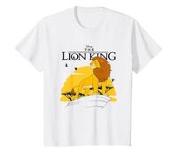 Niños Lion King Standing Over A Rock Camiseta