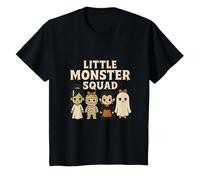 Niños Little Monster Girls Squad, Lindo y Espeluznante Halloween Camiseta