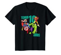 Niños Marvel Avengers Cumpleanos 10 Anos Camiseta
